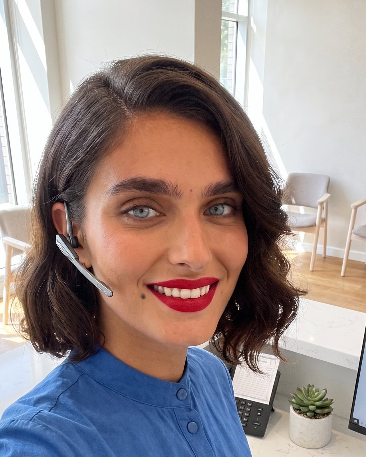 Ava, Callura’s AI virtual assistant (AI-generated portrait)